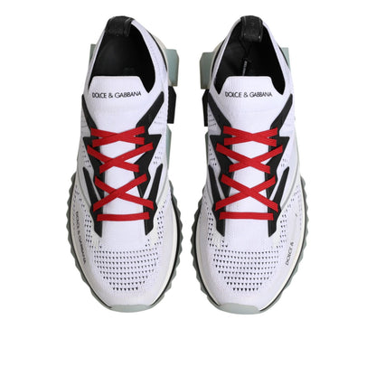 Dolce & Gabbana White SORRENTO Sport Stretch Sneakers Shoes
