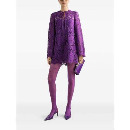 Dolce & Gabbana bell sleeves Lace mini dress Dresses