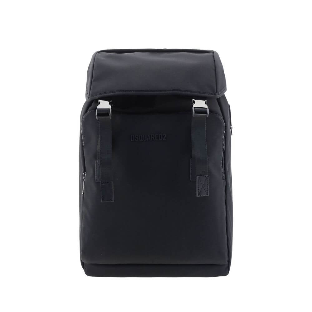 Dsquared² Black Nylon Backpack