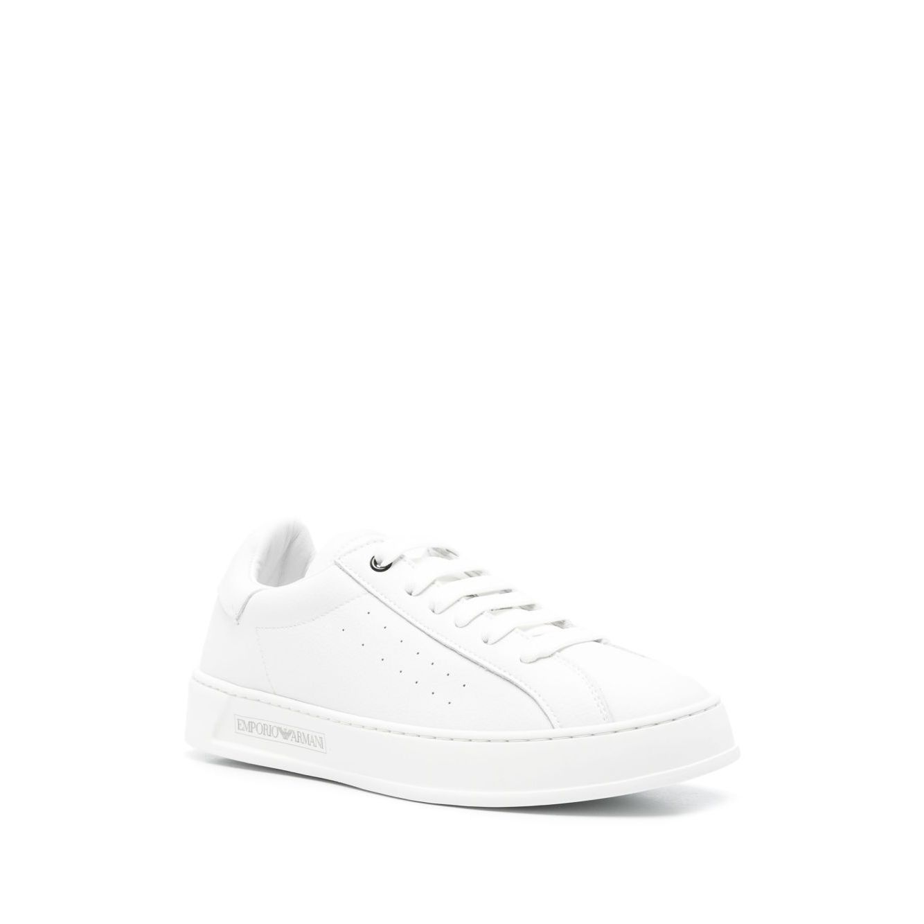 EMPORIO ARMANI EXCLUSIVE Emporio Armani Leather sneakers with logo