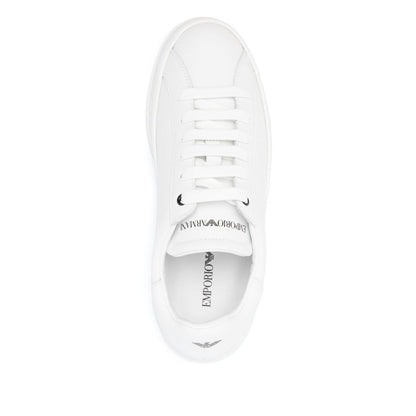 EMPORIO ARMANI EXCLUSIVE Emporio Armani Leather sneakers with logo