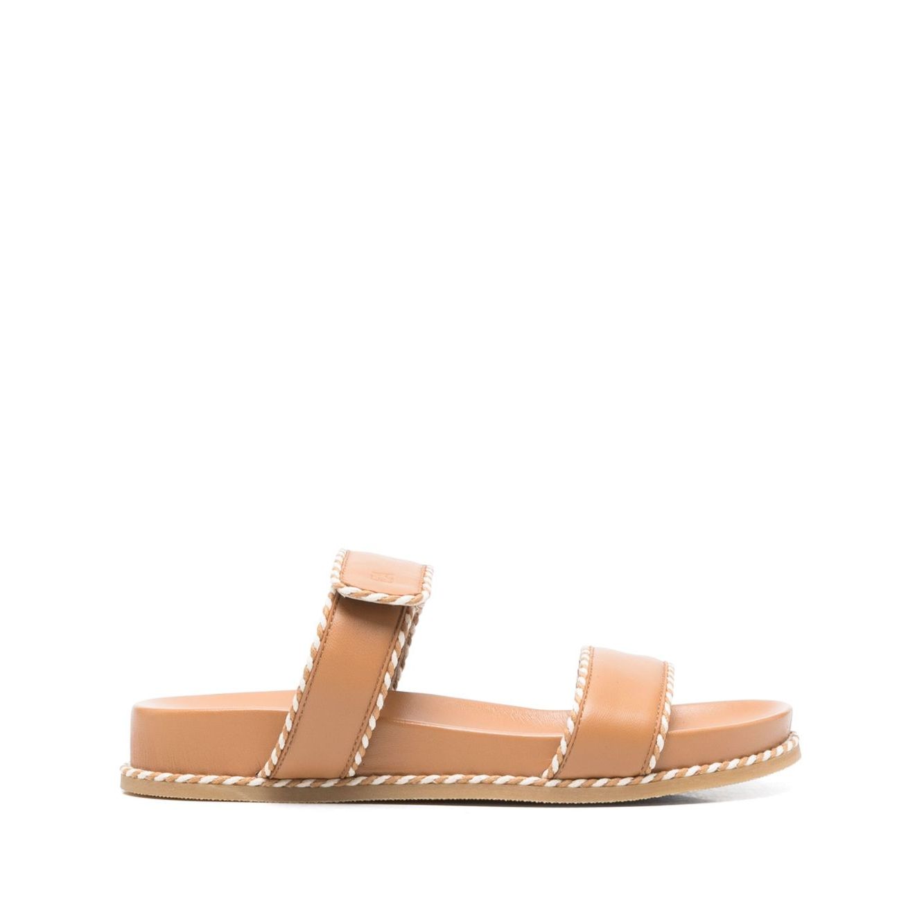 EMPORIO ARMANI EXCLUSIVE Emporio Armani Sandals with nappa strap and two-tone profiles