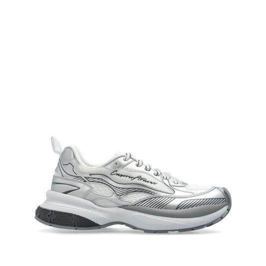 EMPORIO ARMANI EXCLUSIVE Emporio Armani logo-embossed sneakers