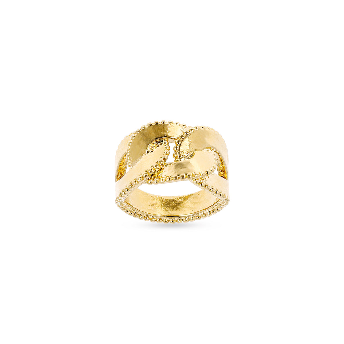 ETRUSCA JEWELS JEWELRY Mod. WSET00672.YG - 16 elegant gold ring with a unique chain design