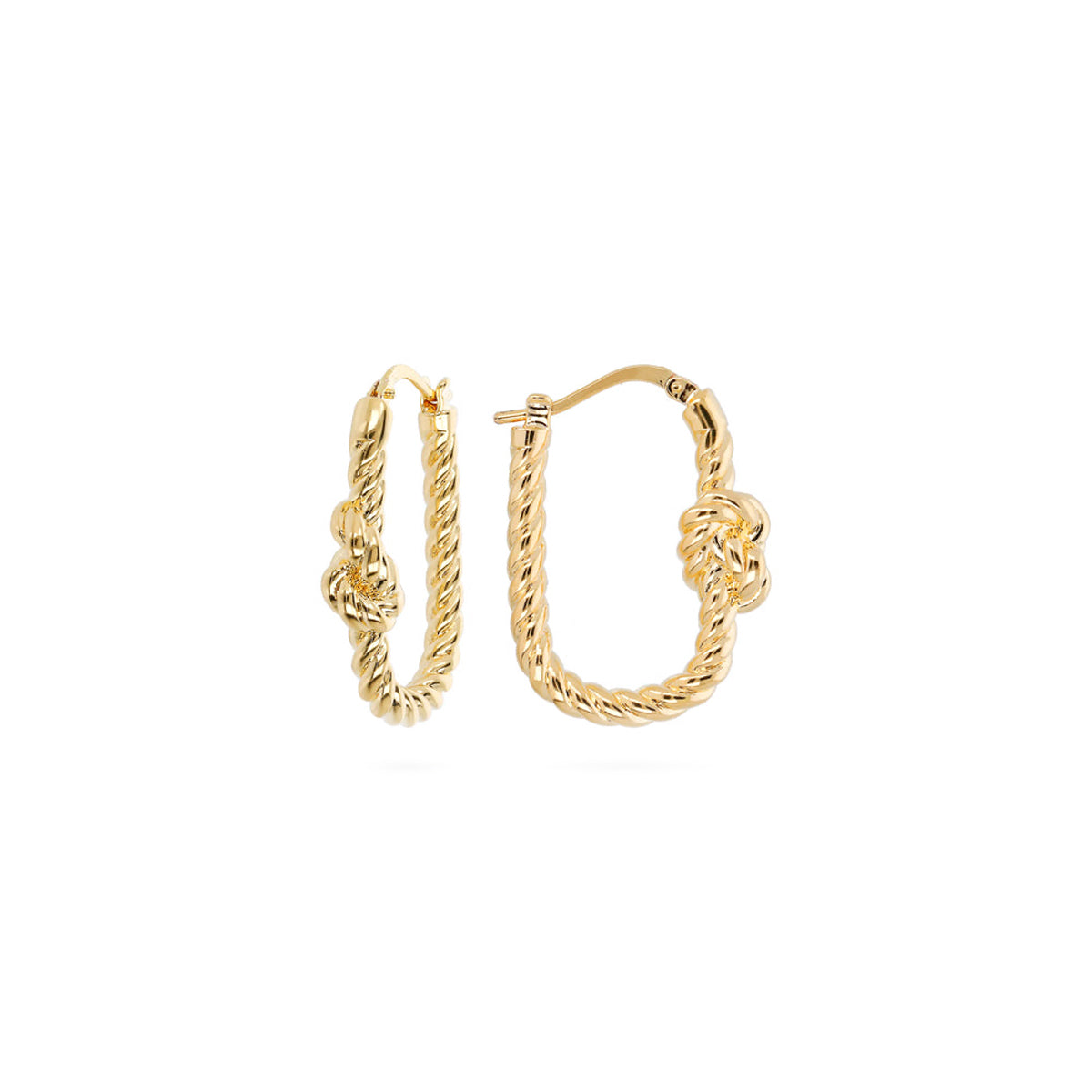 ETRUSCA JEWELS JEWELRY Mod. WSET00731.YG gold hoop earrings