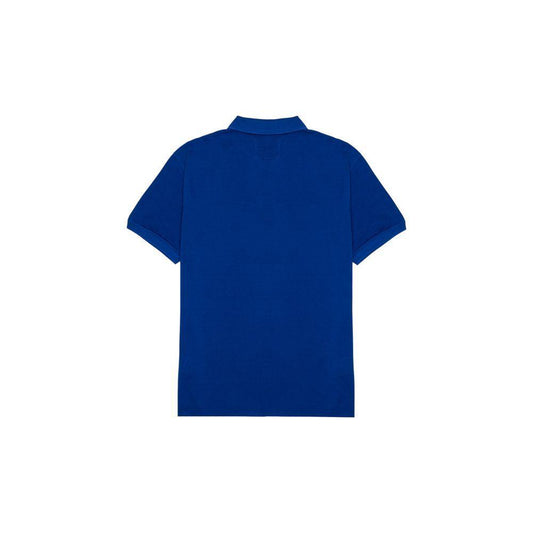 Emporio Armani Blue Cotton Polo Shirt EM-18069300010-IT52 | XL