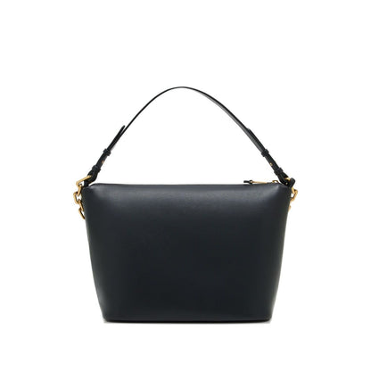 Emporio Armani Medium leather hobo bag with chain Handbag