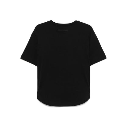 Emporio Armani logo embroidered T-shirt Topwear