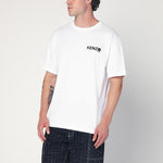 KENZO White cotton T-shirt with logo LDin,Men,Men > Clothing,Men > Clothing > Topwear,Yes Eu FF55TS4894SGCO/R_KENZO-01_323