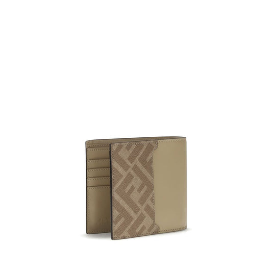 Fendi FF leather and canvas bifold Wallet FE7M0356AV86F19VEBB