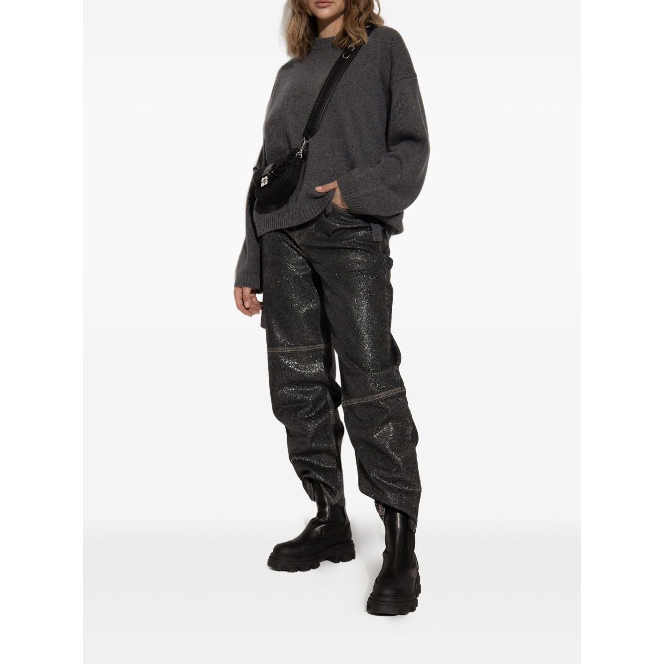 GANNI Boots Black