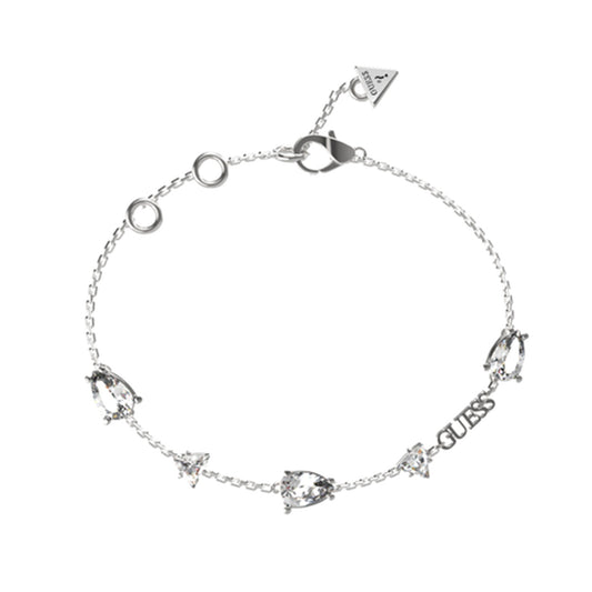 GUESS JEWELS JEWELRY Mod. JUBB04410JWRHS silver bracelet with charm accents