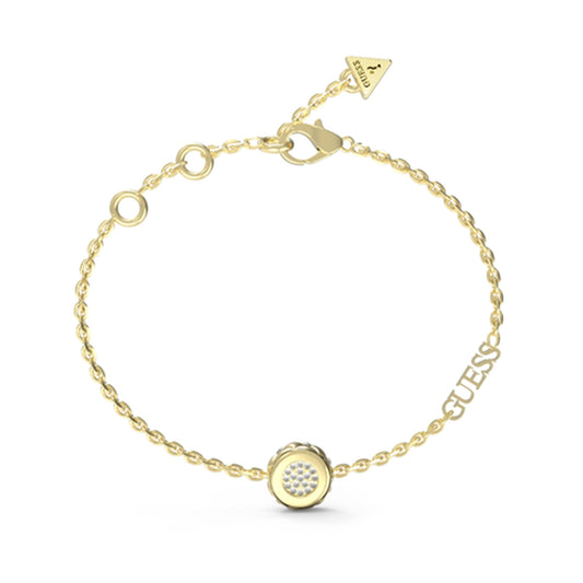 GUESS JEWELS JEWELRY Mod. JUBB04594JWYGS gold bracelet with charm