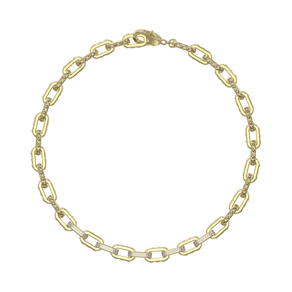GUESS JEWELS JEWELRY Mod. JUBN04577JWYGT-U chain necklace in gold.