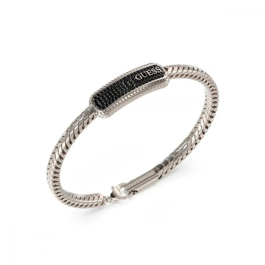Stylish bracelet from GUESS JEWELS JEWELRY Mod. JUMB05018JWSTBKS with black accents, perfect for elegant fashion statements.