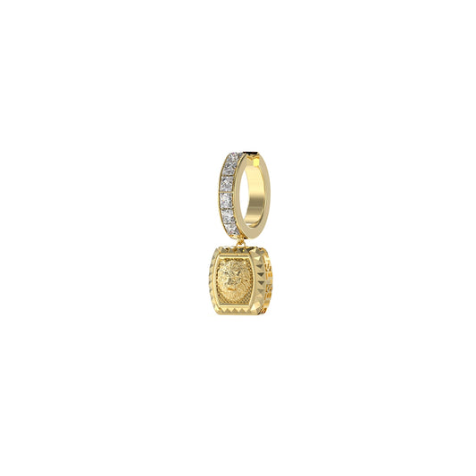 Gold earring from GUESS JEWELS JEWELRY Mod. JUME05006JWYGT-U with crystal accents and elegant design.