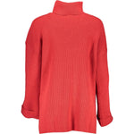 Gant Elegant High Collar Wool Blend Sweater Gant Tomato