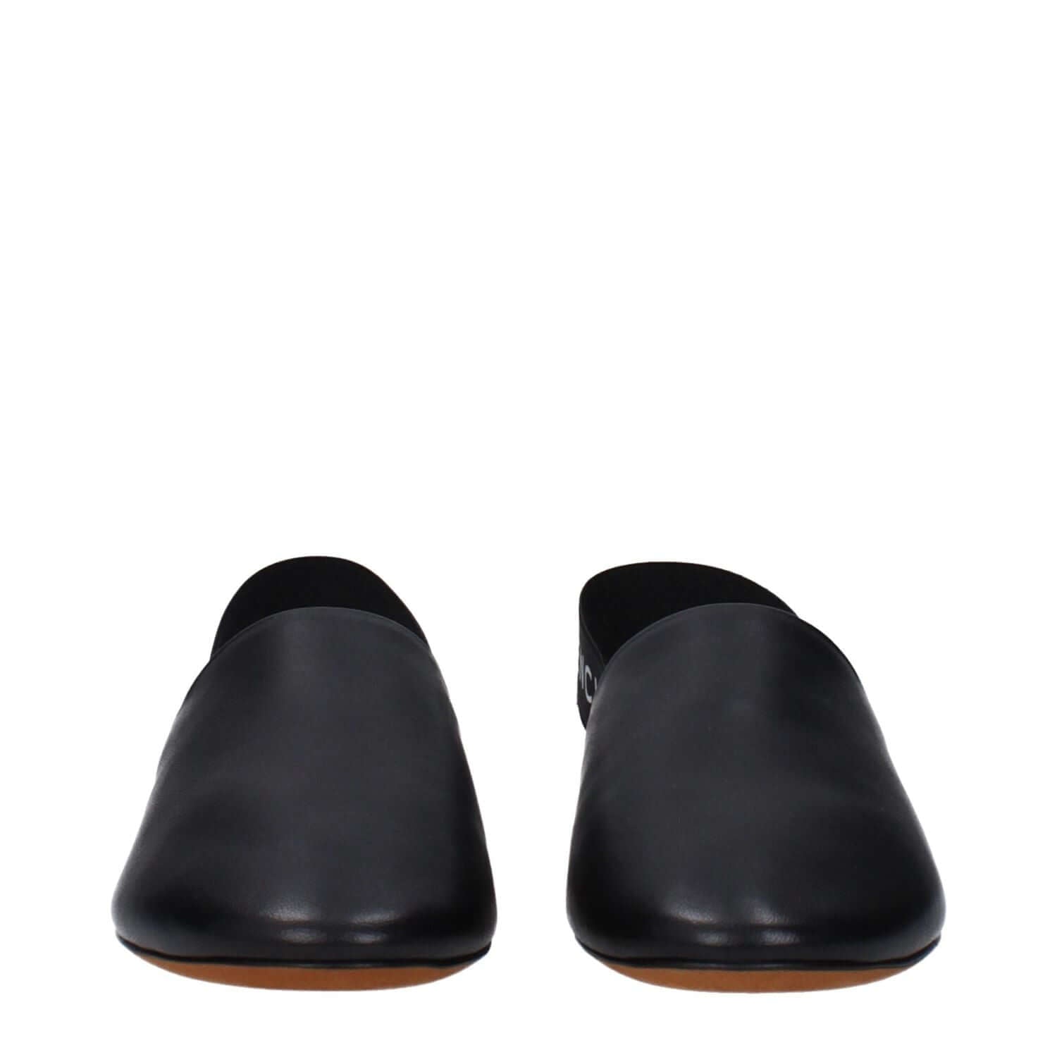 Givenchy Black Leather Mules