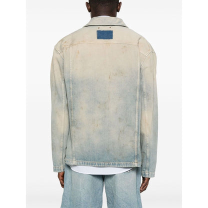 Golden Goose Coats Clear Blue Jackets