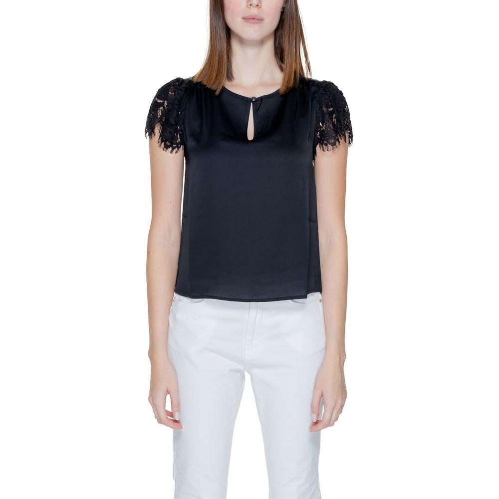 Guess Black Polyester Blouse 1728,71956299936,Black,Clothing,Guess,IT38|XS,New with tags,Shirts - Women - Clothing,Women,Women - Clothing GU-13238800009-IT38|XS