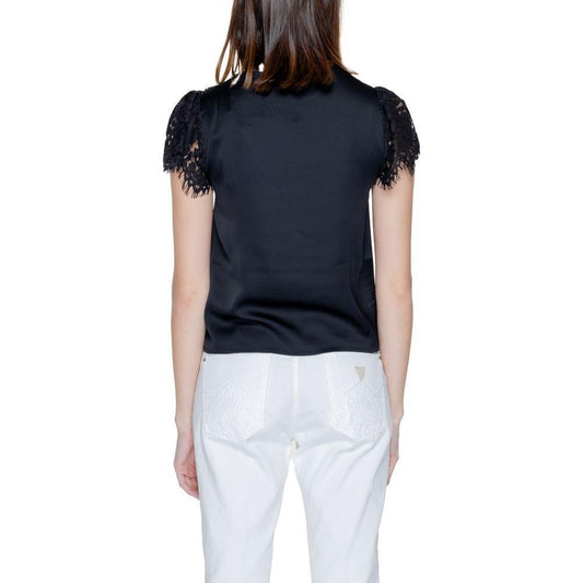 Guess Black Polyester Blouse 1728,71956299936,Black,Clothing,Guess,IT38|XS,New with tags,Shirts - Women - Clothing,Women,Women - Clothing GU-13238800009-IT38|XS
