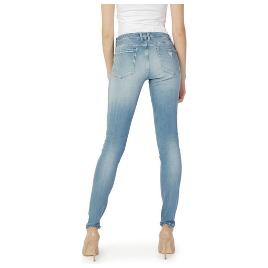 Guess Blue Cotton Skinny Jean 1728,71956299936,Blue,Clothing,Guess,Jeans & Pants - Women - Clothing,New with tags,W30 | L30,W34 | L30,Women,Women - Clothing GU-10123300176-W30 | L30