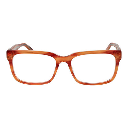 Guess Orange Acetate Glasses (Frames), men's full-rim rectangle style with demo lenses, plastic material, spring hinge, size 56-17-150