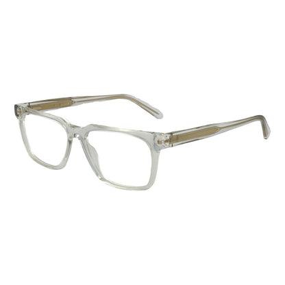 Guess Transparent Acetate Glasses (Frames) for men, full-rim rectangle style, acetate material with plastic demo lenses in transparent color.