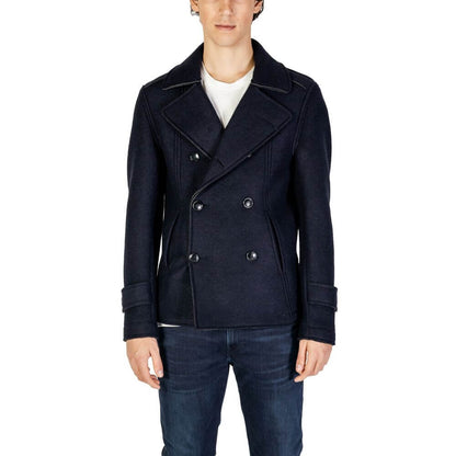 Hydra Clothing Blue Viscose Jackets & Coat