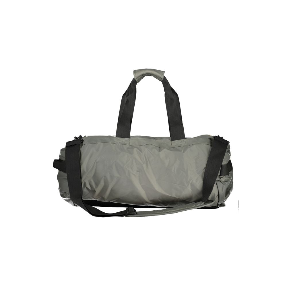 K-WAY Green Polyamide Luggage And Travel Bag with handles and adjustable strap