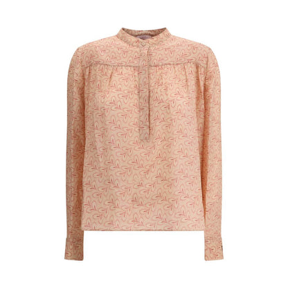 Kristina Ti Multicolor Silk Pattern Shirt