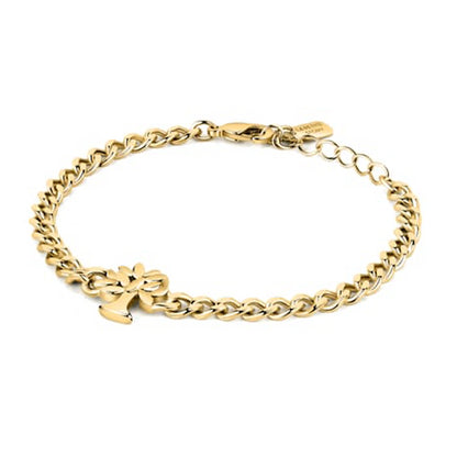 Delicate gold bracelet with charm from LA PETITE STORY JEWELRY Mod. LPS05ASF58. Perfect accessory for elegant fashion sense.