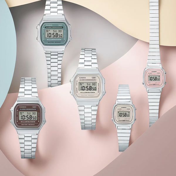 CASIO VINTAGE Mod. ICONIC MINI STEEL - CREAM LA670WEA-8AEF