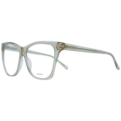 LOCMAN MOD. LOCV008 59MNT lady's eyeglasses, transparent frame, elegant design for women