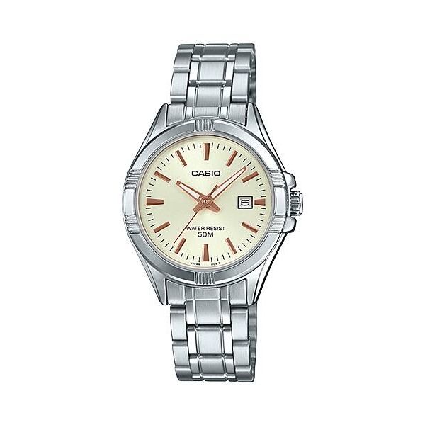 CASIO COLLECTION Mod. LADY DATE - CHAMPAGNE