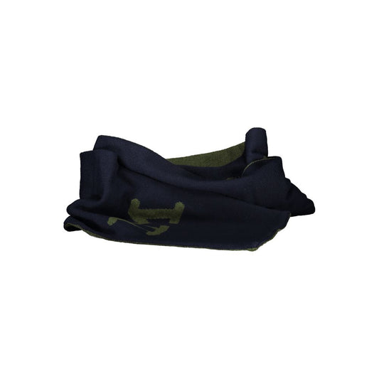 La Martina Green Polyester Scarf LA-27042