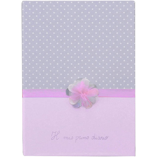 MAMAMOUR - Diario baby 6 anni - rosa - con ciondolo d'argento 925/Baby diary 6 years - pink - with sterling silver 925 pendant FASHION ACCESSORIES