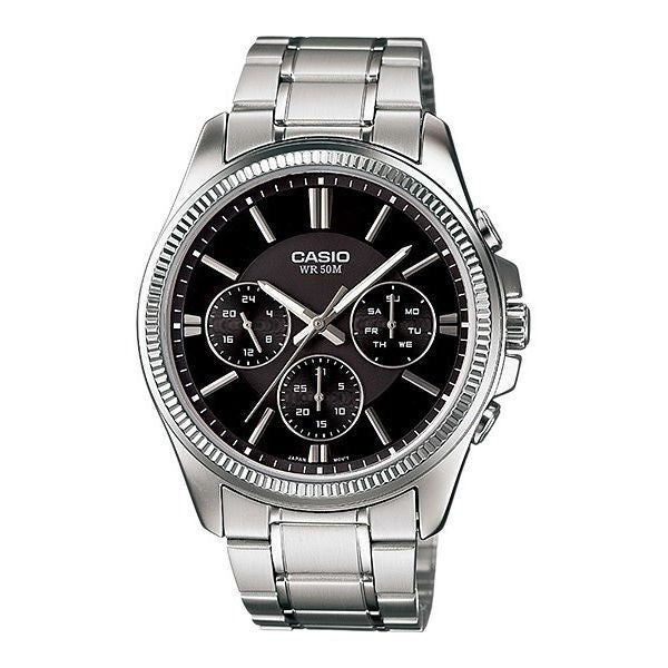CASIO COLLECTION Mod. MULTIFUNCTION CALENDAR - BLACK MTP-1375D-1AVDF