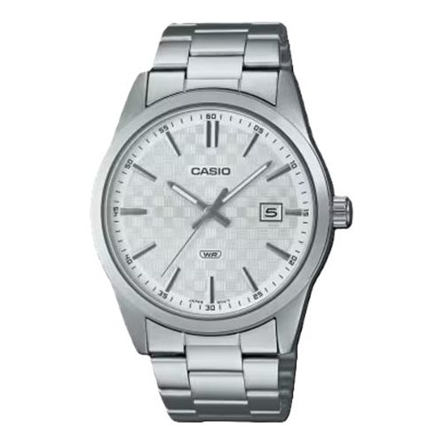 CASIO COLLECTION Mod. DATE - CARBON LOOK - SILVER MTP-VD03D-7AUDF