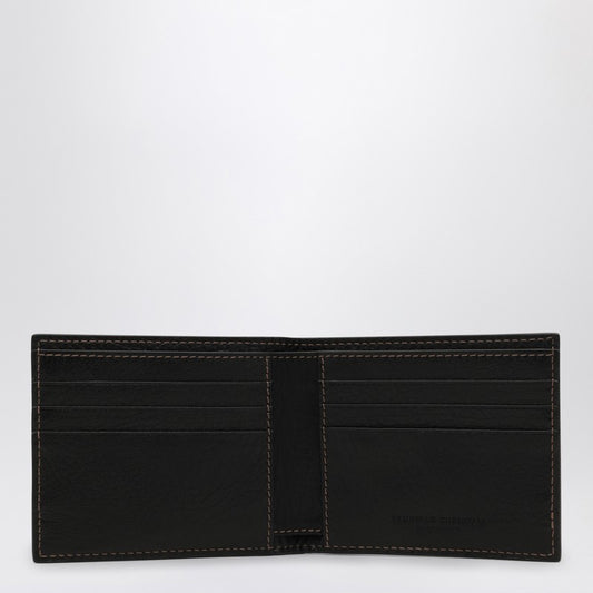 Brunello Cucinelli Black Bi-fold Cardholder in Leather LDin,Men,Men > Accessories,Men > Accessories > Small Leather Goods,Spring - Summer 2025,Yes Eu MWZIU006LE/Q_CUCIN-C101_100