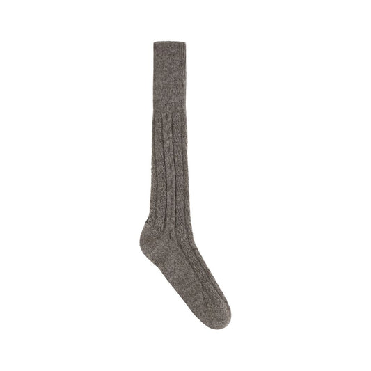 Margiela Brown Wool Socks