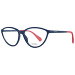 Max & Co Blue Women Glasses Frame in full-rim acetate with demo lenses, square style, includes branded case.