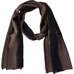 Missoni Elegant Striped Wool Scarf Missoni Dark Slate Gray