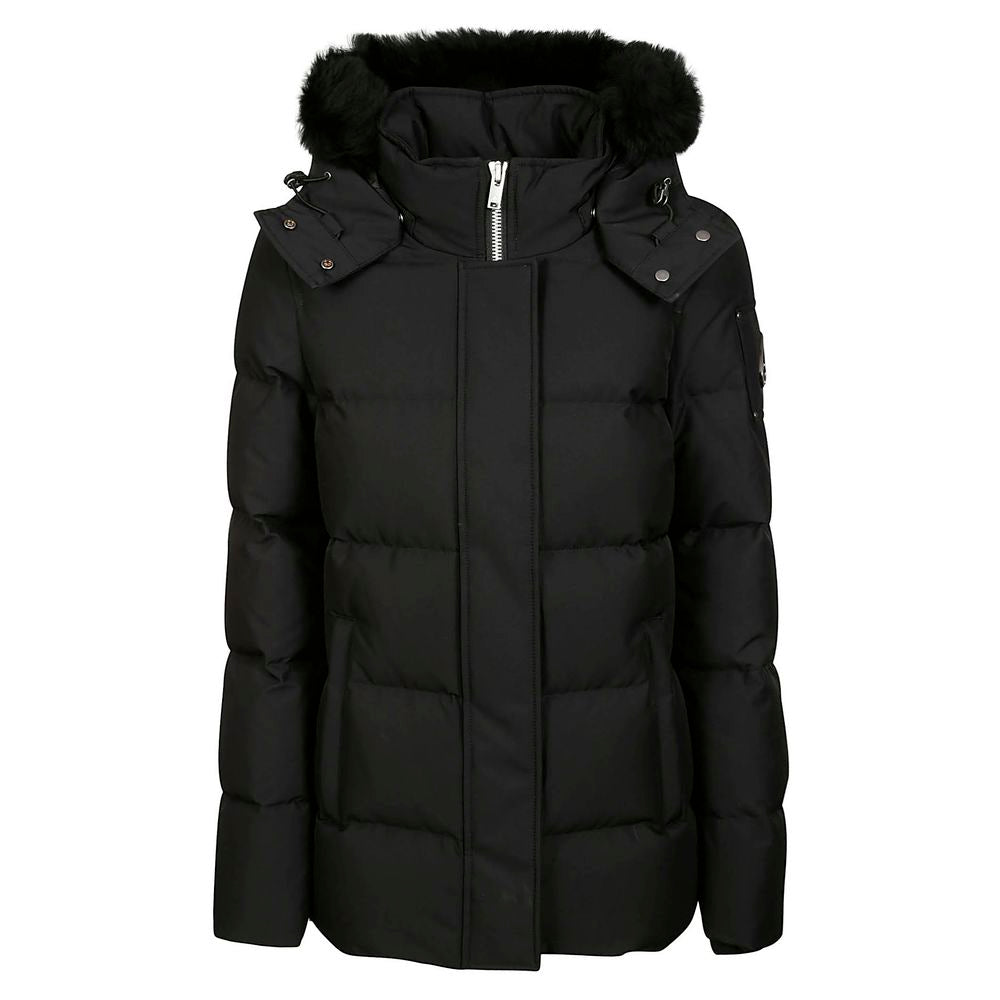 Moose Knuckles Black Polyester Jacket & Coat MO-13642-XL-FBB-299