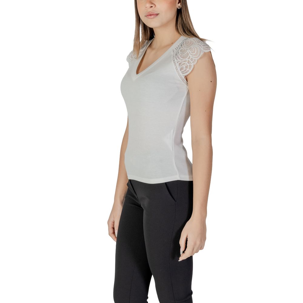 Morgan De Toi White Recycled Polyester Tank Tops