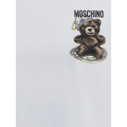 Moschino White Cotton T-Shirt
