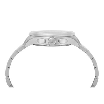 Side view of NAUTICA Mod. NAPSHG003 quartz analog gent's watch, water resistant 10 ATM with mineral dial and 44 mm case.