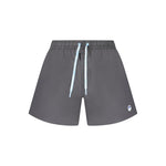 North Sails Black Cotton Swimwear 36CM swim boxer with elastic waist, laces, pockets, contrasting details, and logo, ocean positive.