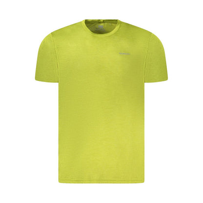 Norway 1963 Green Polyester T-Shirt, short sleeve crew neck, ultra light, breathable fabric, logo, made from recycled materials