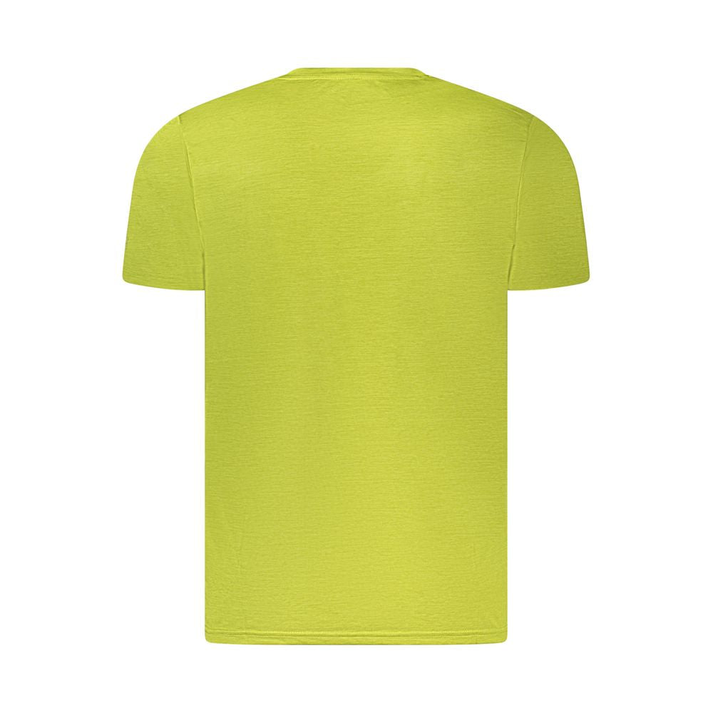 Norway 1963 Green Polyester T-Shirt, short sleeve crew neck with logo, made from recycled materials, ultra light and breathable fabric